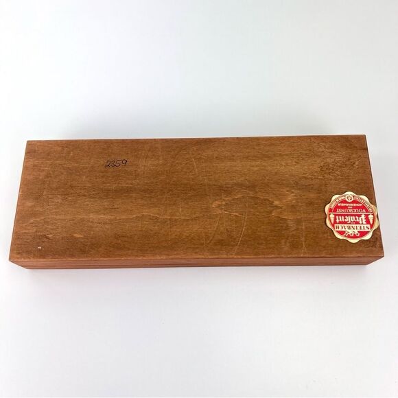 Vintage BRUNO ROTH TIBERG Steinbach Prafent Hand Carved Wooden Trinket Box - Picture 5 of 9